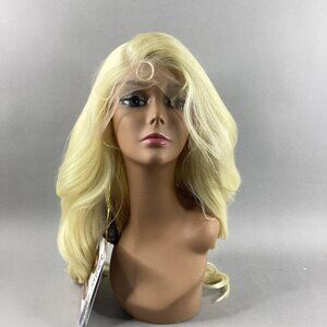 Avalon Straight #613 Platinum Blonde Premium Synthetic Lace Front Deluxe Wig